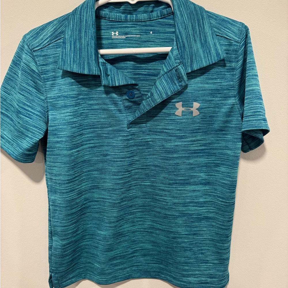 Under Armour Kids' Teal Polo Shirt